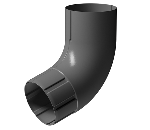 Колено 72° D90 Döcke STAL PREMIUM Графит, (RAL 7024) купить в Улан-Удэ