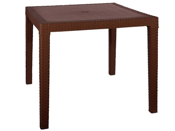 Стол квадратный FIJI Quatro Table Коричневый купить в Улан-Удэ