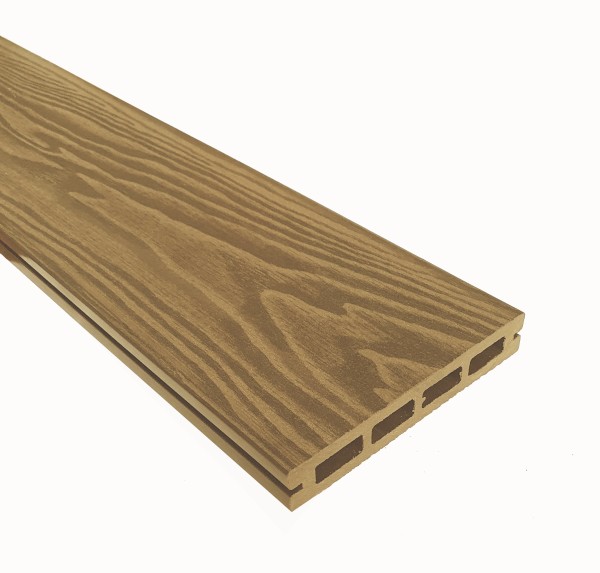 Террасная доска из ДПК Terrapol Смарт 3D Пустотелая с пазом Дуб Севилья купить в Улан-Удэ