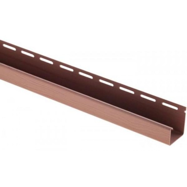 J-профиль Люкс Крашенный, T-15, ВН, Красно-коричневый купить в Улан-Удэ
