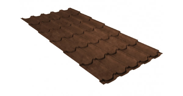 Металлочерепица квинта плюс 0,45 Safari Twincolor Brown купить в Улан-Удэ