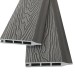 Заборная панель шип-паз EasyDecking Wood-Х 146х20 Серый купить в Улан-Удэ