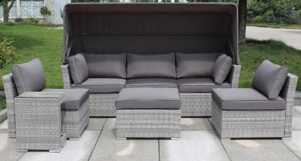 Диван-Трансформер AFINA плетеный из иск. ротанга AFM-320G Grey купить в Улан-Удэ