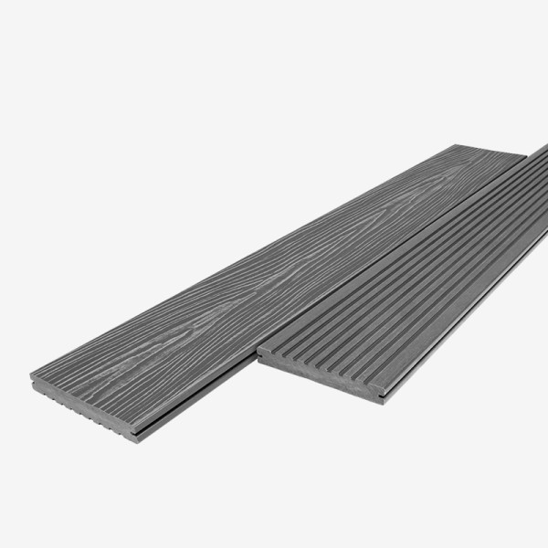 Террасная доска из ДПК RusDecking Unodeck Solid - Серый купить в Улан-Удэ Террасная доска из ДПК RusDecking Unodeck Solid - Серый купить в Улан-Удэ