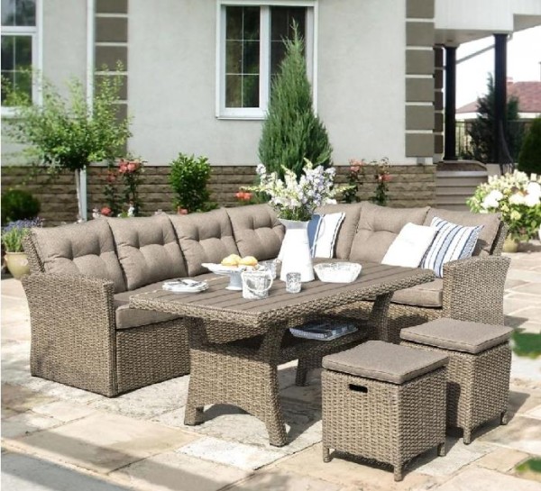 Комплект мебели AFINA плетеной из иск. ротанга AFM-307B Beige купить в Улан-Удэ