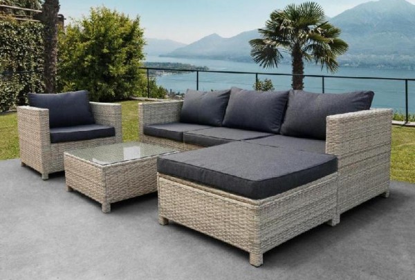 Комплект мебели AFINA плетеной из иск. ротанга YR821G Grey/Grey купить в Улан-Удэ