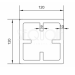 Столб SEQUOIA Evolution 3D WOOD BROWN купить в Улан-Удэ