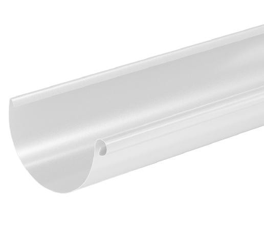 Водосток Aquasistem, система 125x90 - Водосточный желоб 3.00м RAL 9003 Белый купить в Улан-Удэ