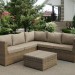 Комплект мебели AFINA плетеной из иск. ротанга YR825B Beige купить в Улан-Удэ