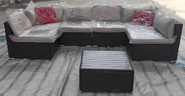 Диван-Трансформер AFINA модульный плетеный из иск. ротанга YR822D Brown/Beige купить в Улан-Удэ