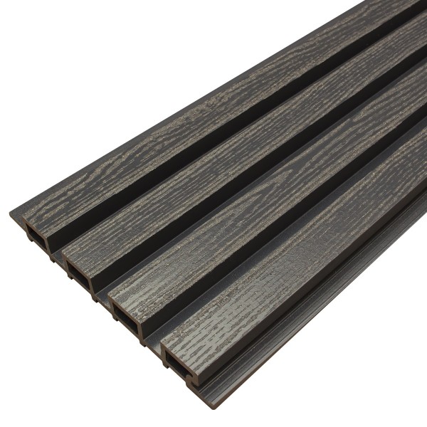 Фасадная доска из ДПК Faynag Wood Рейка Мокрый Асфальт купить в Улан-Удэ