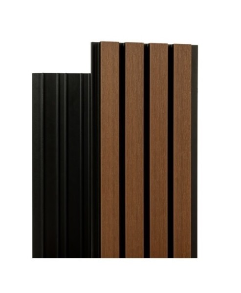 Фасадная реечная панель Ecodecking Скай коэкструзия 200х20х3000 Тик купить в Улан-Удэ