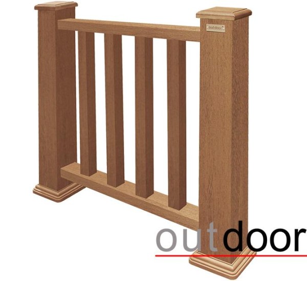 Ограждение из ДПК Outdoor Классик 3D STORM дуб купить в Улан-Удэ