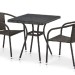 Комплект плетеной мебели AFINA из иск. ротанга T282BNT/Y137C-W53 Brown 2Pcs купить в Улан-Удэ