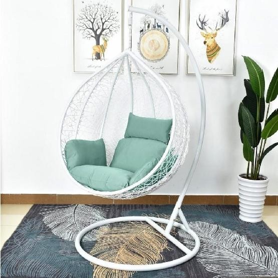 Кресло Подвесное из искусственного ротанга AFM-168A-L White/Green купить в Улан-Удэ
