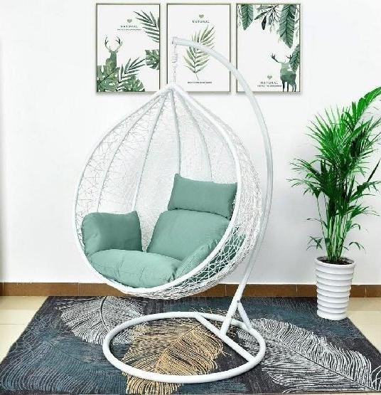 Кресло Подвесное из искусственного ротанга AFM-168A-XL White/Green купить в Улан-Удэ