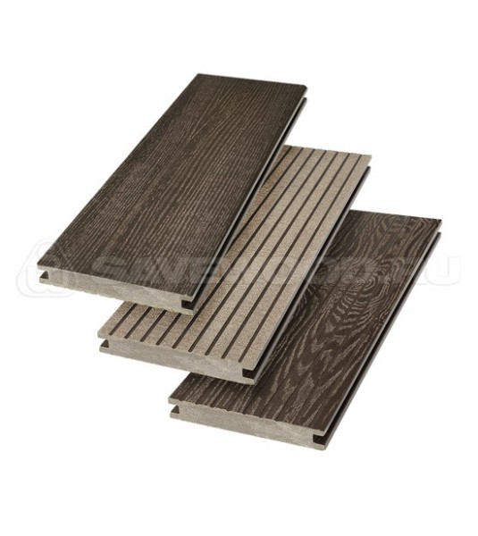 Террасная доска SW Fraxinus (R) полнотелая «SaveWood» Темно-коричневый купить в Улан-Удэ