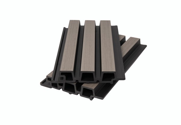 Фасадная панель брусковая двухцветная co-extrusion, snow mix купить в Улан-Удэ