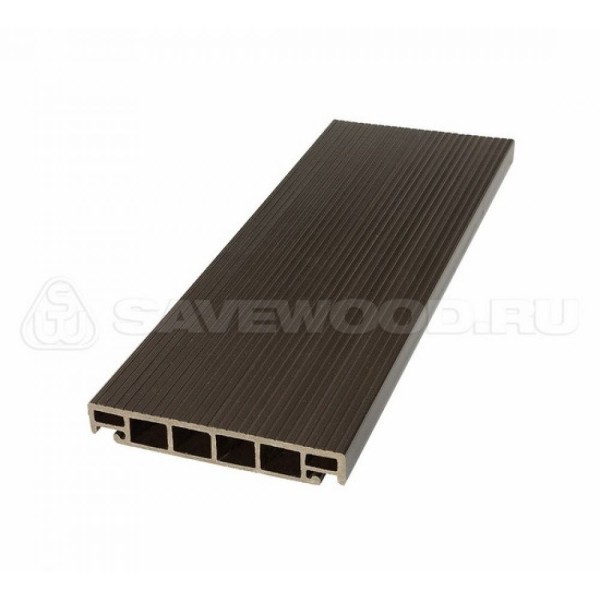 Террасная доска из ДПК SW-Salix «SaveWood» темно-коричневый купить в Улан-Удэ