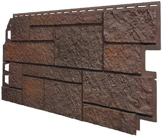 Фасадная панель VOX Sandstone (Сандстоун) темно коричневый купить в Улан-Удэ