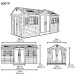 Сарай пластиковый LifeTime 15x8 DD купить в Улан-Удэ