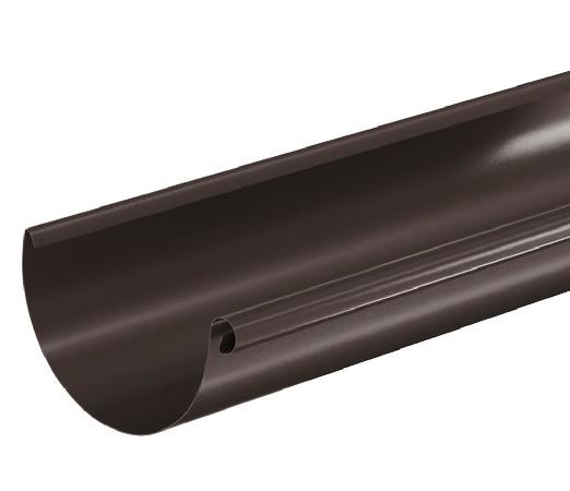 Водосток Aquasistem, система 150/100 - Водосточный желоб 3.00м RR 32 Тёмно Коричневый купить в Улан-Удэ
