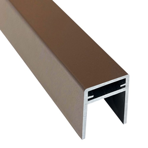 П-профиль Алюминиевый EasyDecking 35x25 Венге купить в Улан-Удэ
