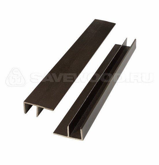 F-профиль ДПК Savewood – Тёмно-коричневый купить в Улан-Удэ