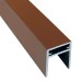 П-профиль Алюминиевый EasyDecking 35x25 Коричневый купить в Улан-Удэ