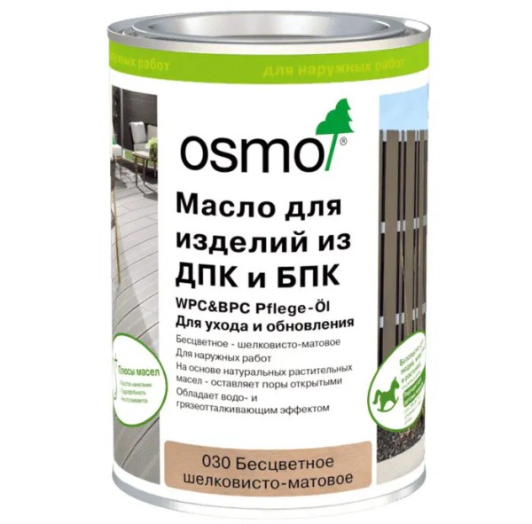 Масло для ДПК (OSMO) Бесцветное купить в Улан-Удэ