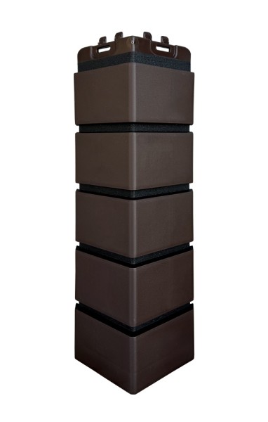 Угол Grand Line клинкерный кирпич ПРЕМИУМ Шоколадный (шов RAL 9005) купить в Улан-Удэ