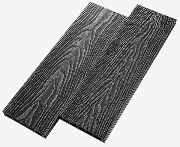 Террасная доска из ДПК RusDecking Unodeck Vintage - Графит купить в Улан-Удэ