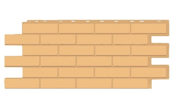 Фасадная панель T-Siding Кирпич Модерн Эко Крем купить в Улан-Удэ