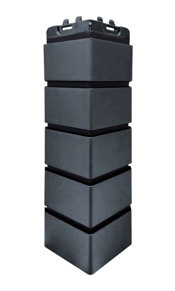 Угол Grand Line состаренный кирпич премиум Графит (шов RAL 9005) купить в Улан-Удэ