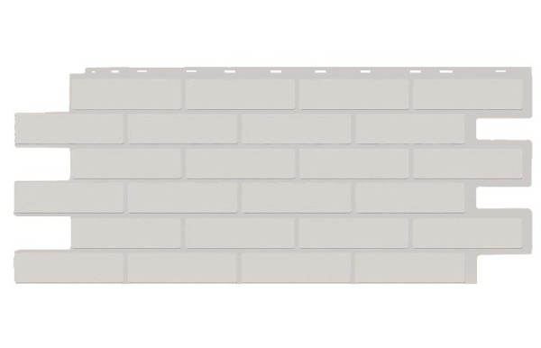 Фасадная панель T-Siding Кирпич Модерн Эко Уайт купить в Улан-Удэ