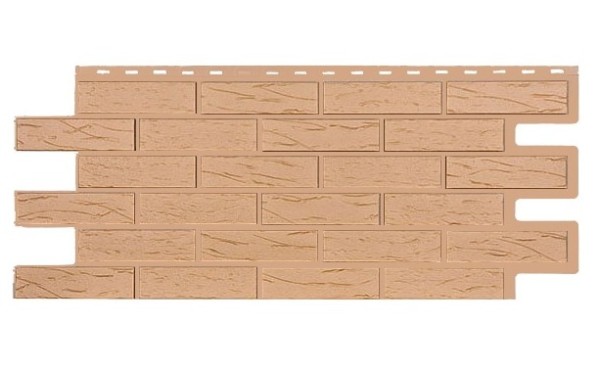 Фасадная панель T-Siding Кирпич Саман Эко Крем купить в Улан-Удэ
